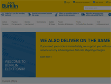 Tablet Screenshot of buerklin.com